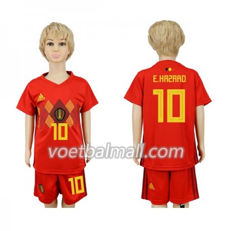 Goedkope België Hazard 10 Kids Thuistenue WK voetbal 2018 Goedkope België Hazard 10 Kids Thuistenue WK voetbal 2018